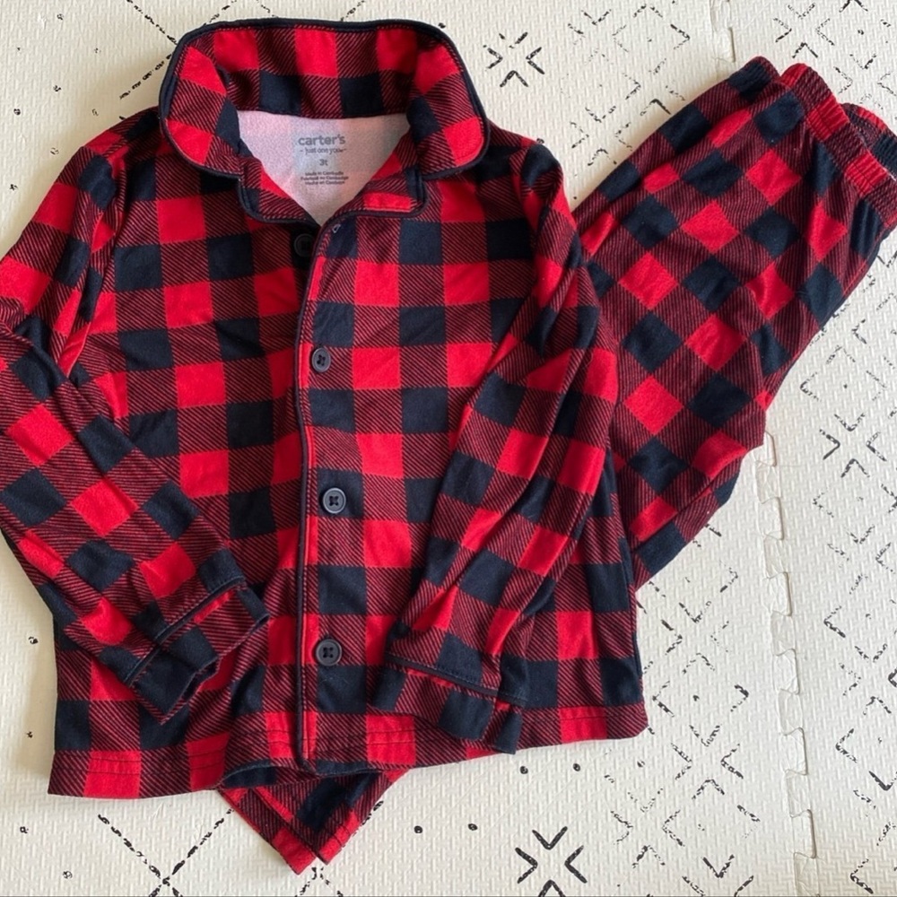 Carters plaid pajamas